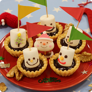 レンジで生チョコタルト