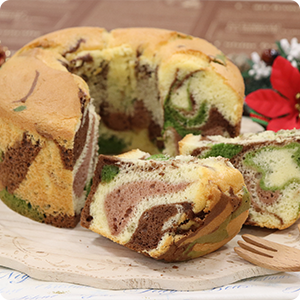 迷彩シフォンケーキ