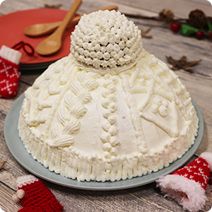 ニット帽ケーキ