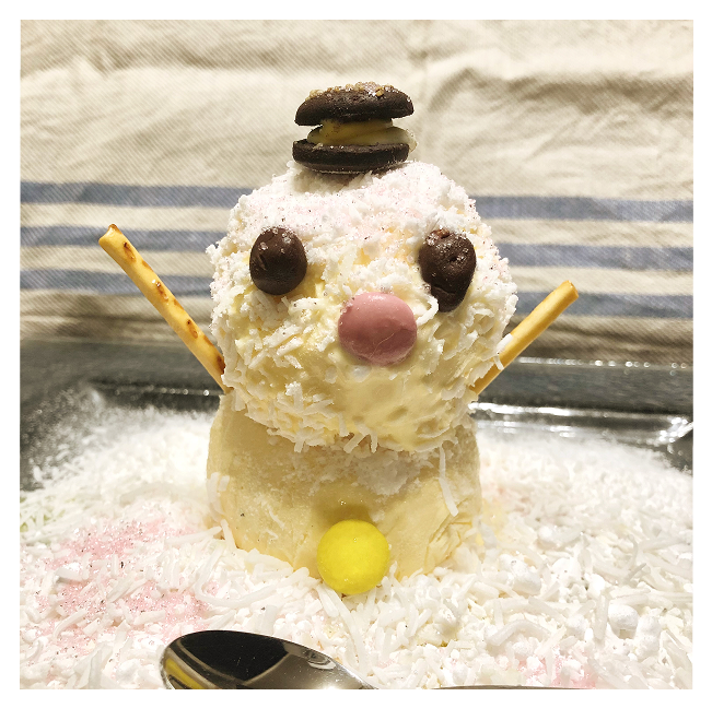 ゆきだるまアイスクリーム
