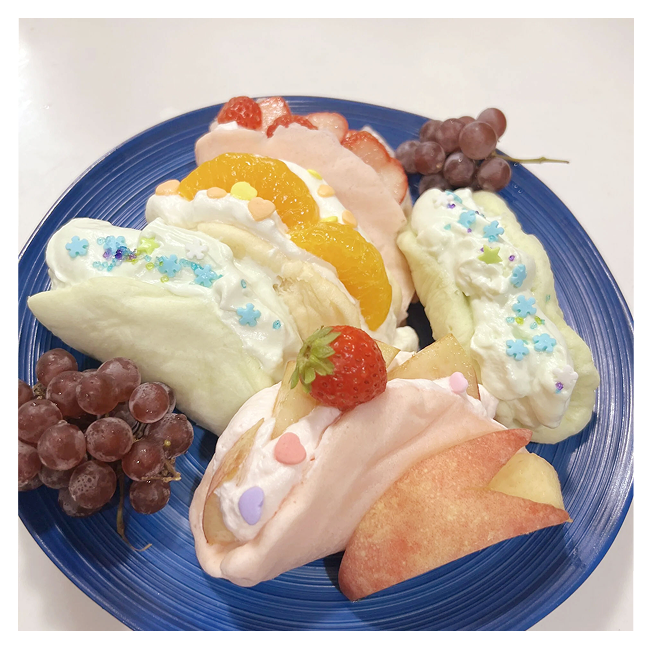 笑顔いっぱいもっちもちオムレット