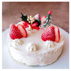 大成功のクリスマスケーキ