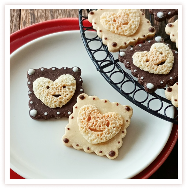 焼きチョコチーズクッキー