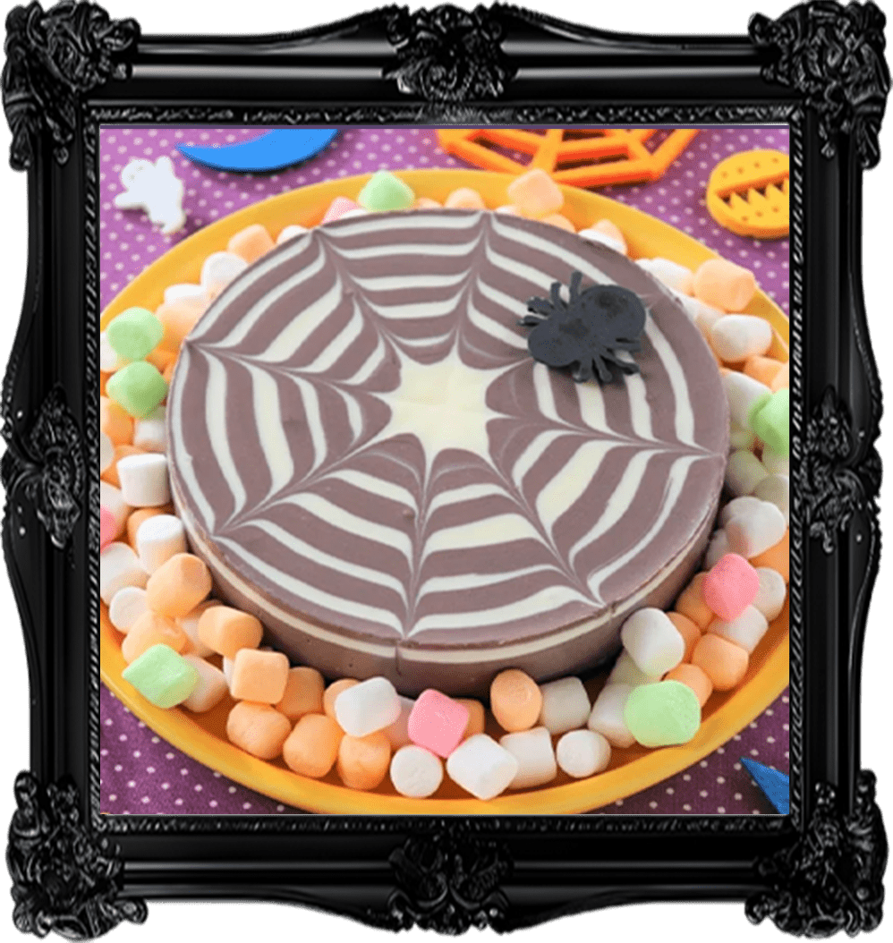 しましまレアチーズケーキ