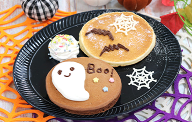 ハロウィンパンケーキ