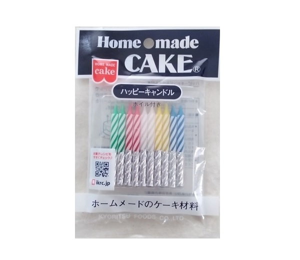 ハッピーキャンドル（ホイル付き） | 共立食品株式会社