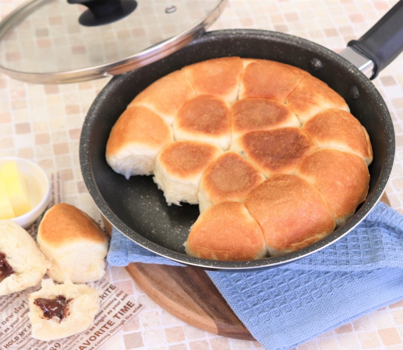 フライパンで作るちぎりパン