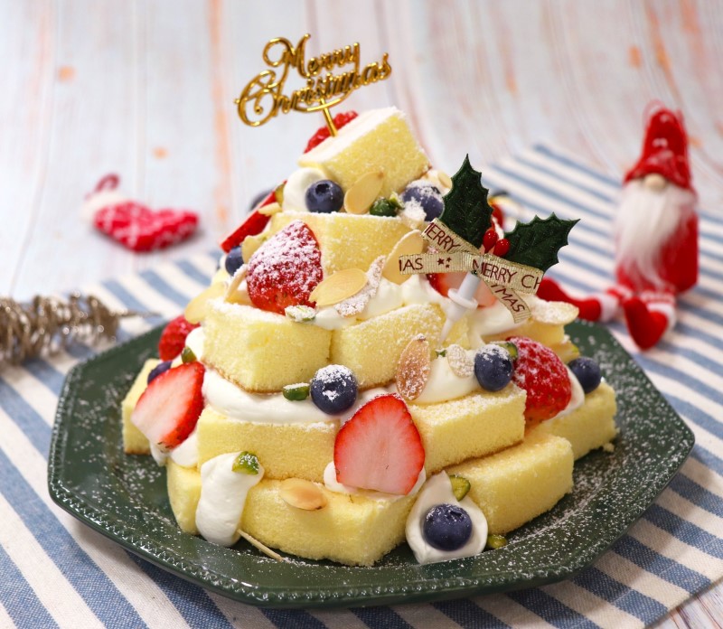 クリスマスツリーケーキ