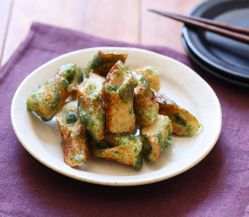 米粉使用！ちくわの磯部揚げ