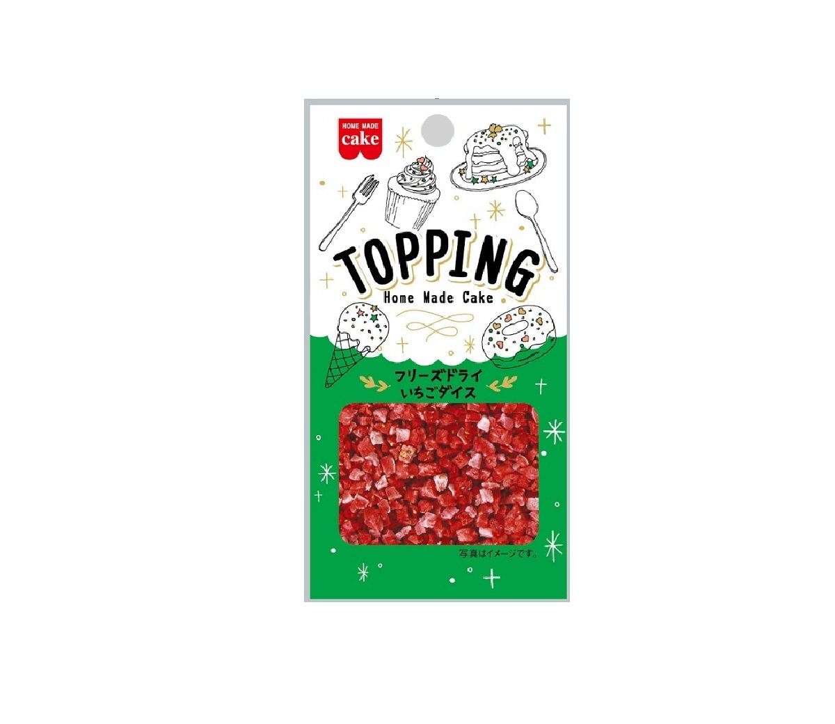 トッピング フリーズドライいちごダイス